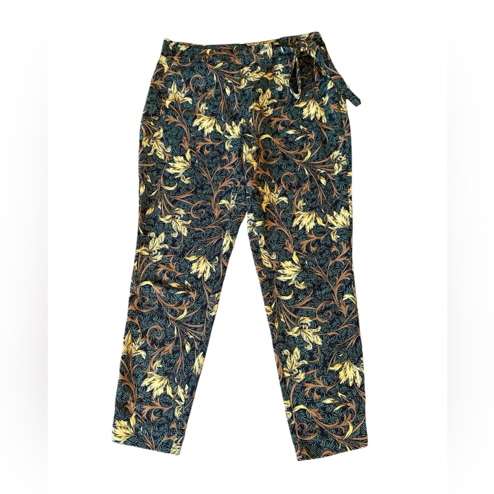 Zara Basic Tropical Print Pants